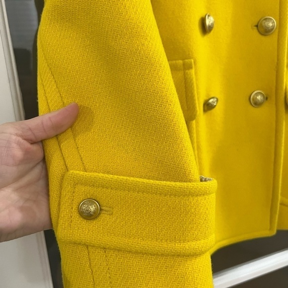 J.Crew Majesty Peacoat Stadium Cloth by Nelo Gori- size 2 - Picture 6 of 12
